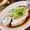 Steamed Fish with Ginger and Scallion
