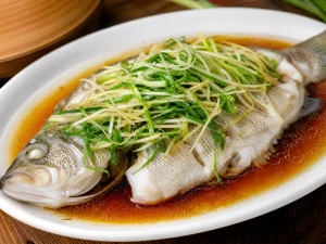 Steamed Fish with Ginger