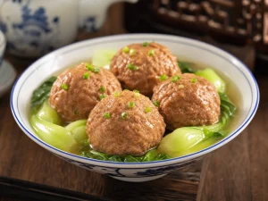 Lions Head meatballs