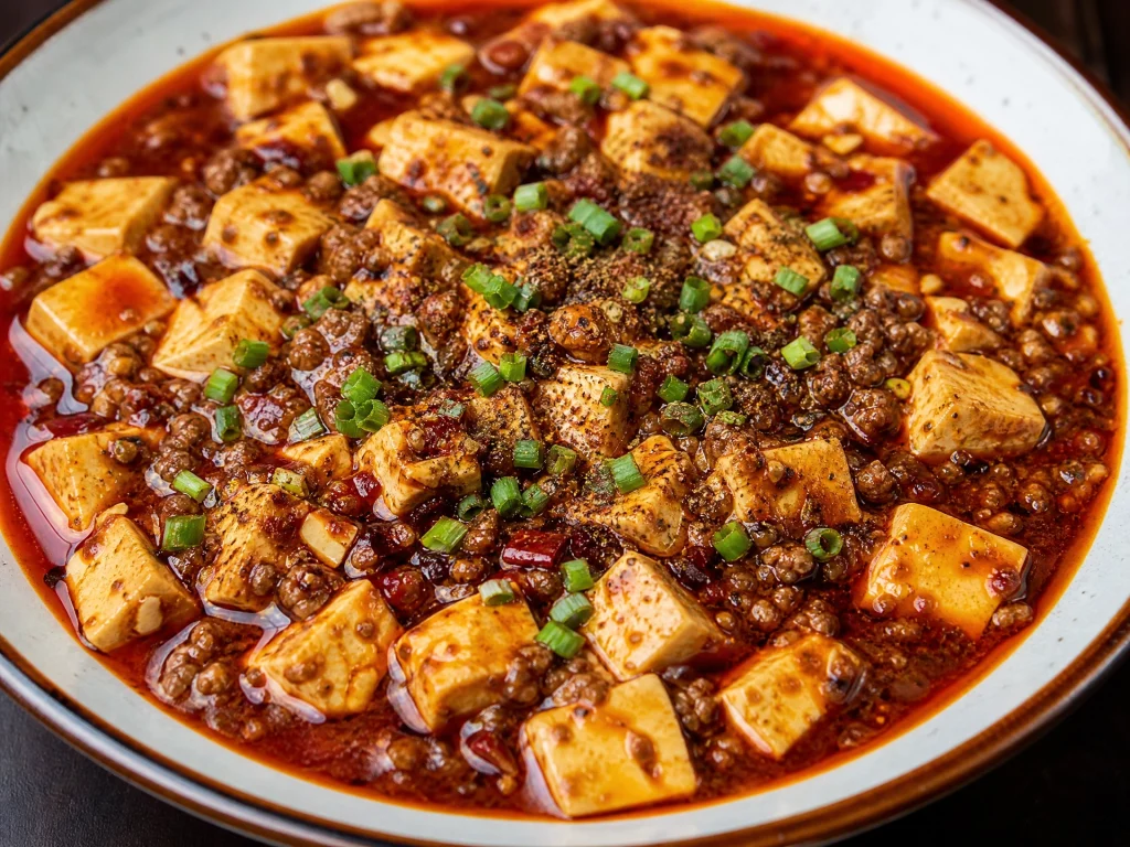 Braised Tofu Mabo Dofu