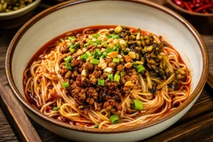 Dan Dan Noodles Sichuan recipe